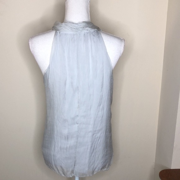 Asymmetrical Silver Tank Top with Relaxed Fit - Picture 3 of 7